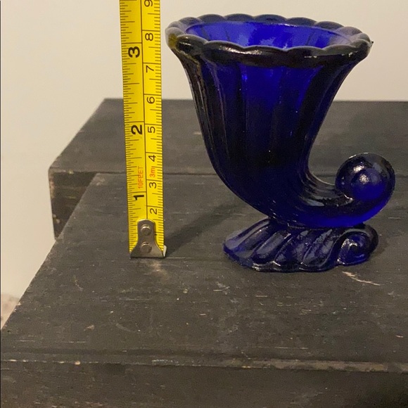 Vintage imperial glass horn mini vase/planter - Picture 7 of 10